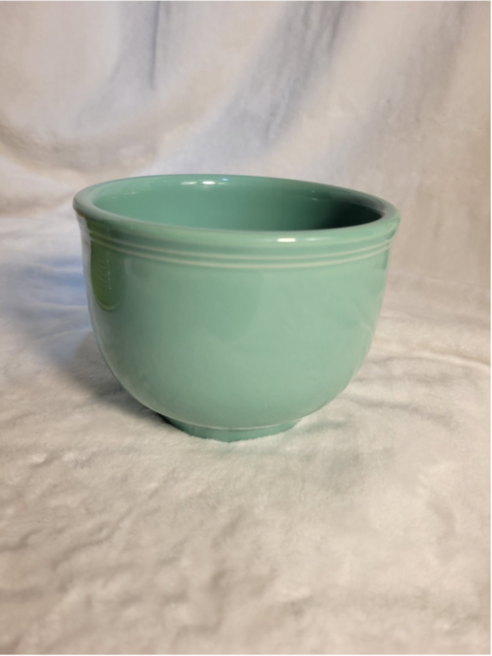 Fiesta Ware Sea Mist Jumbo Chili Bowl Retired Homer Laughlin HLC Seamist GREEN